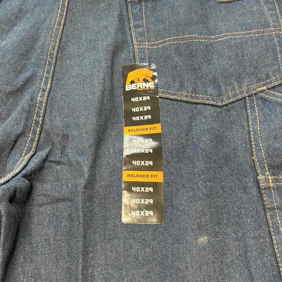 Berne 1915 Collection Relaxed Fit P423CSW Carpenter Jeans Men's 40x29 New - Picture 6 of 14